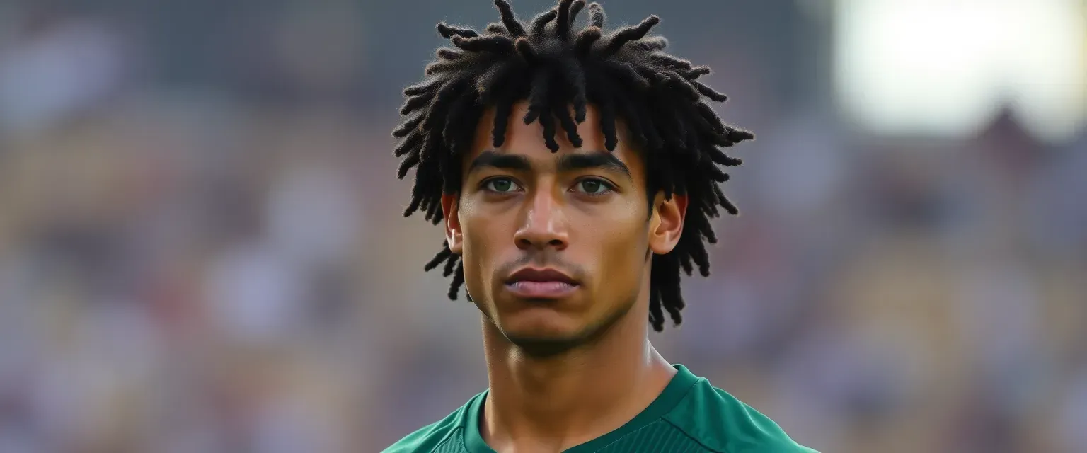 Sandréás Namikopolaí: A tall, muscular soccer player with wild dark curls and piercing green eyes; known for never wearing a shirt during practice.